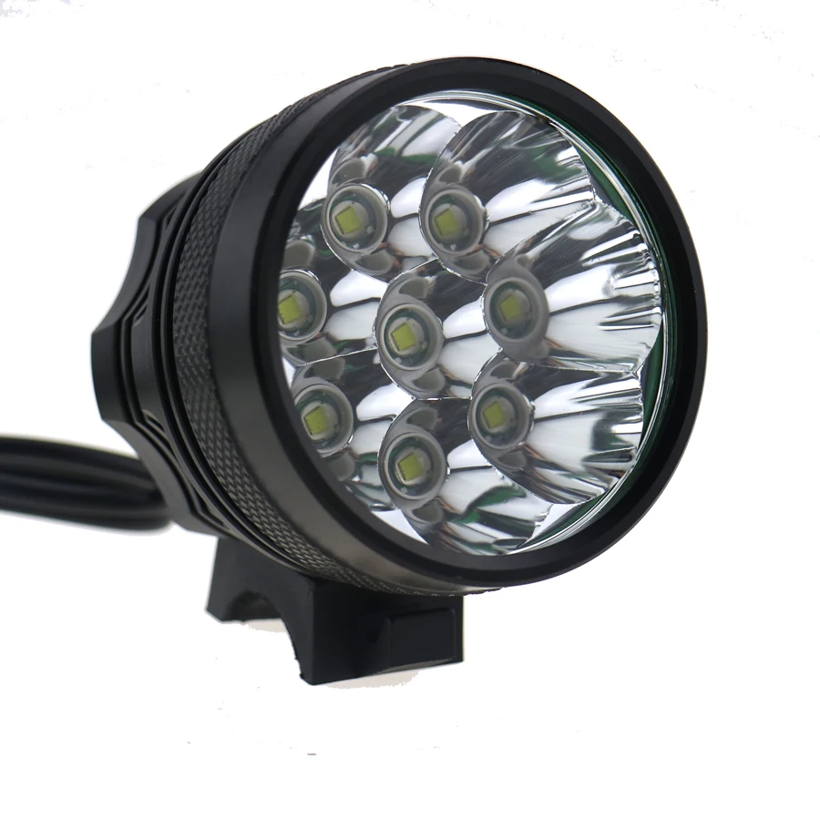 12000 люмен 8T6 велосипедный светильник головной 8x CREE XM L T6 светодиодный шлем