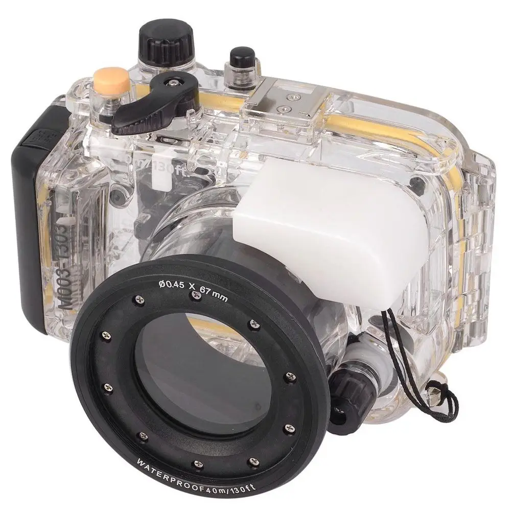 Водонепроницаемый подводный чехол для sony RX100 Meikon 40m 130ft Sony DSC RX100|bag birds|bag goldbag clasp |