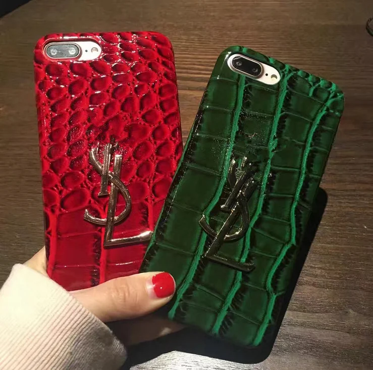2017 New Arrival For iPhone 7 case Women's fashion darling limited edition lipstick Y&ampS&ampL Fashion crocodile texture |