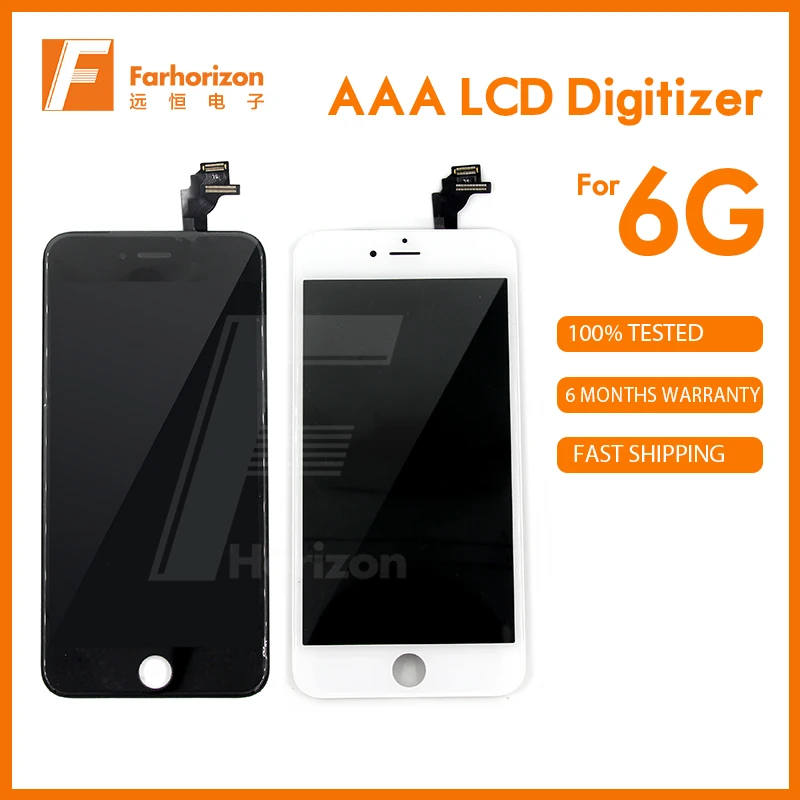Wholesale 20 PCS/Lot 100% Tested &amp High-quality LCD for iPhone 6 of Capacitive Touch Screen No Dead Pixel | Мобильные телефоны и