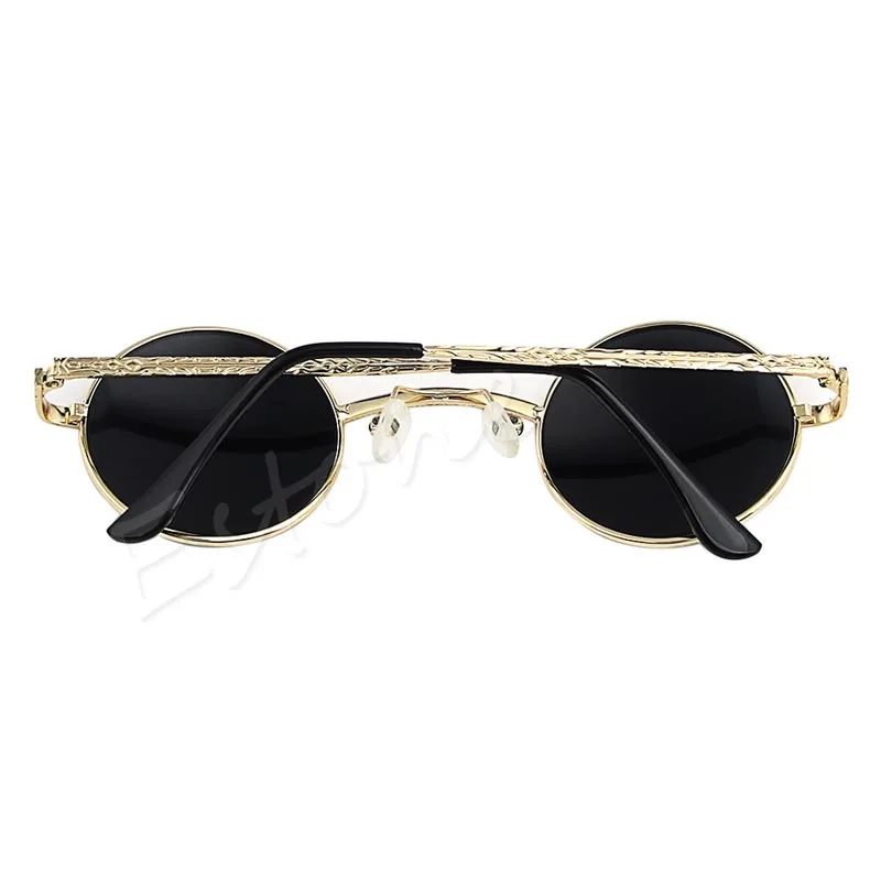 Модные мужские и женские круглые очки в стиле ретро стимпанк|sunglasses uv400|sunglasses