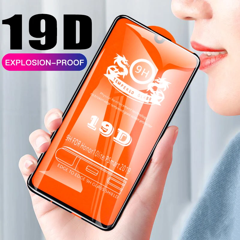 Закаленное стекло 19D с полным покрытием для Huawei Honor 10 P20 P30 Pro Mate 20 Lite 8X 8A защитная