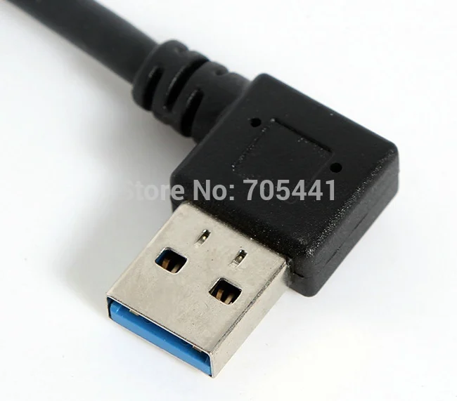 20 см 90 градусов прямоугольный Кабель USB 3 0 A папа-Micro 200 шт./лот | Компьютеры и офис