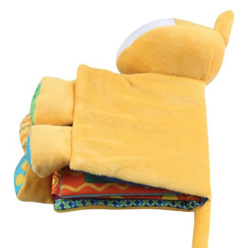 Милый Ослик ребенок мягкая ранняя учебная книга игрушки мультфильм картина для