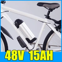 48v 15ah kettle cylindrical aluminum alloy lithium battery pack 54 6v electric bicycle scooter e bike free shipping
