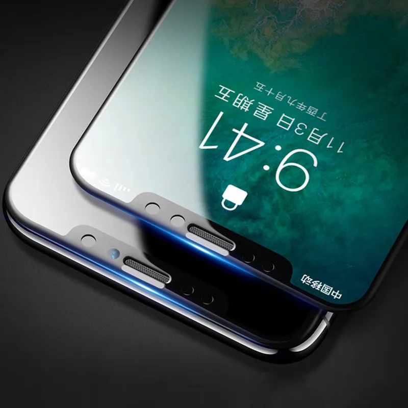 6D полное покрытие закаленное стекло для iPhone X 10 8 7 6 6S Plus HD на iphone 6s защита экрана 9H