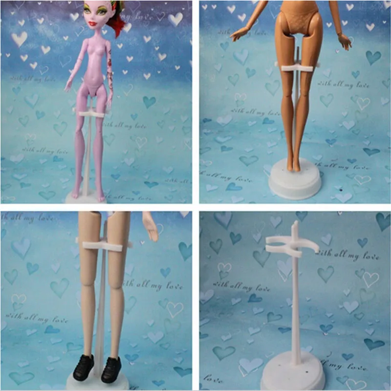 10 шт./лот подставка для ног белого цвета кукол монстров демонов|doll stand display holder|doll