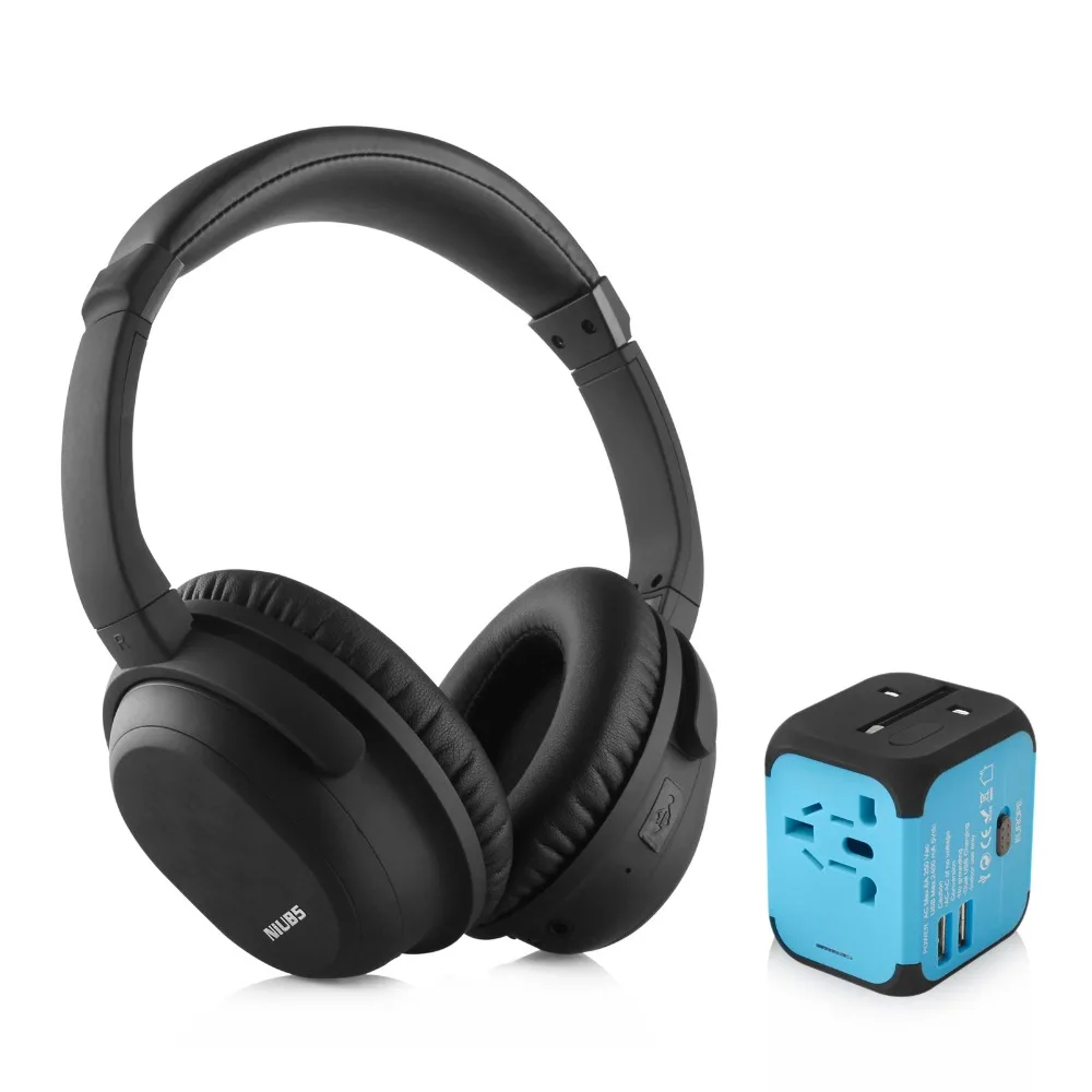 NiUB5 Активного Шумоподавления Bluetooth Наушники с Беспроводной Стерео Гарнитуры