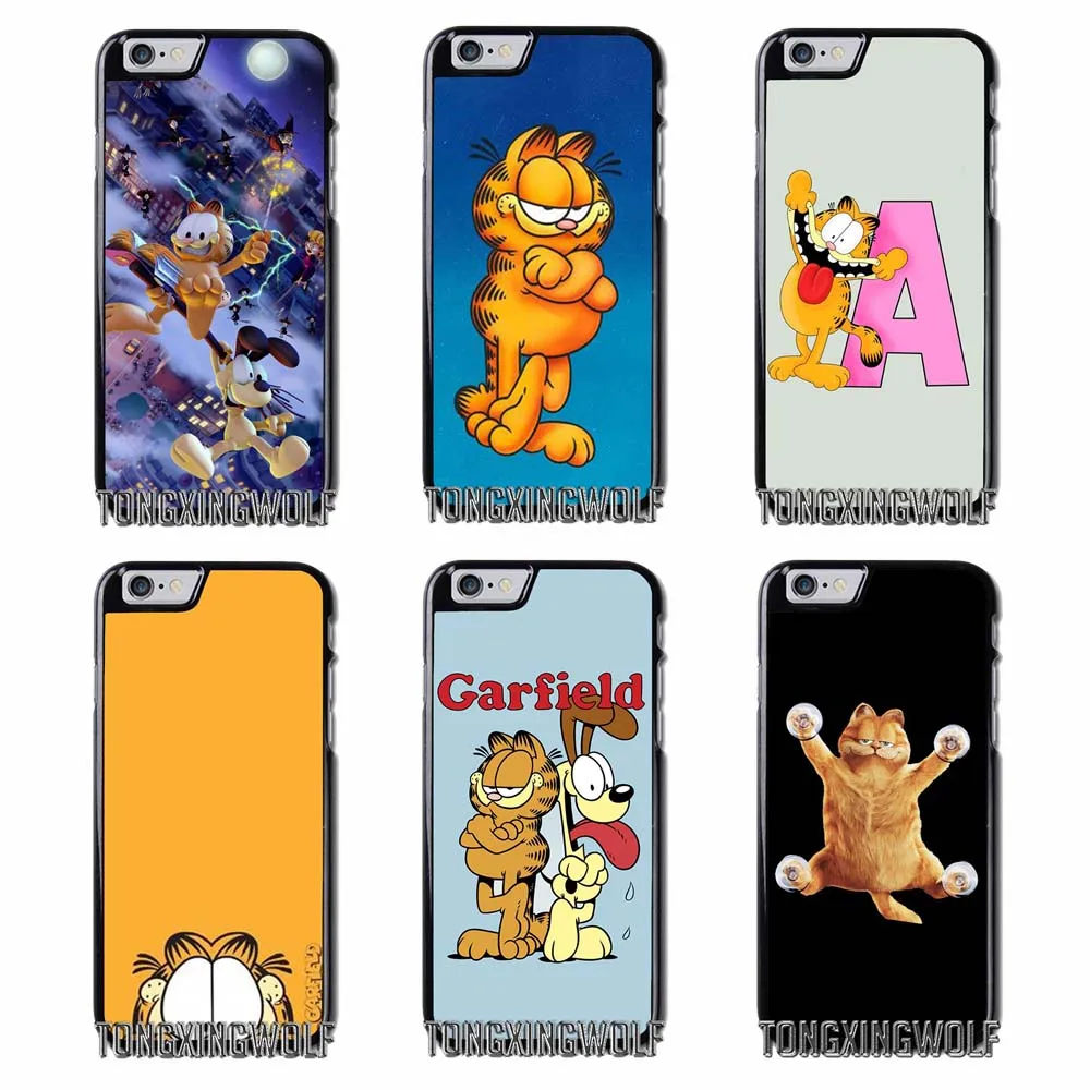 cute Garfield Cat Cover Case for Huawei P10 P20 P30 Mate 20 Lite Plus Nova 3i 4 Honor 9 10 Y3 Y5 Y6 Y7 Y9 Prime 2019 | Мобильные