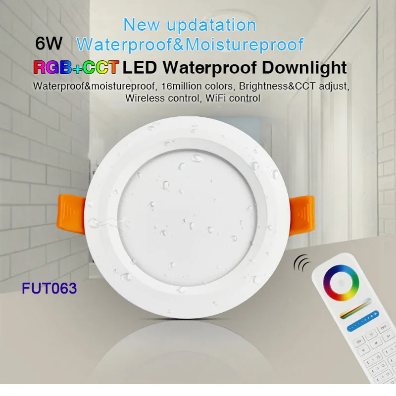 Miboxer 6 Вт/9 Вт/12 Вт/15 Вт/18 Вт RGB + CCT светодиодный потолочный светильник AC110V 220 В с
