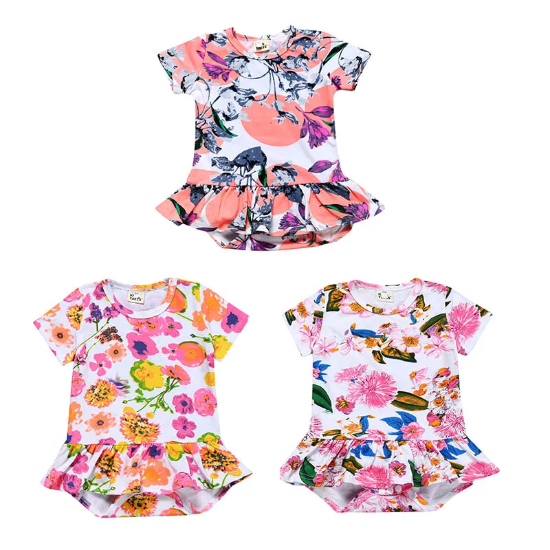 Женское летнее платье слайдер с коротким рукавом и цветочным принтом|bebe summer|newborn