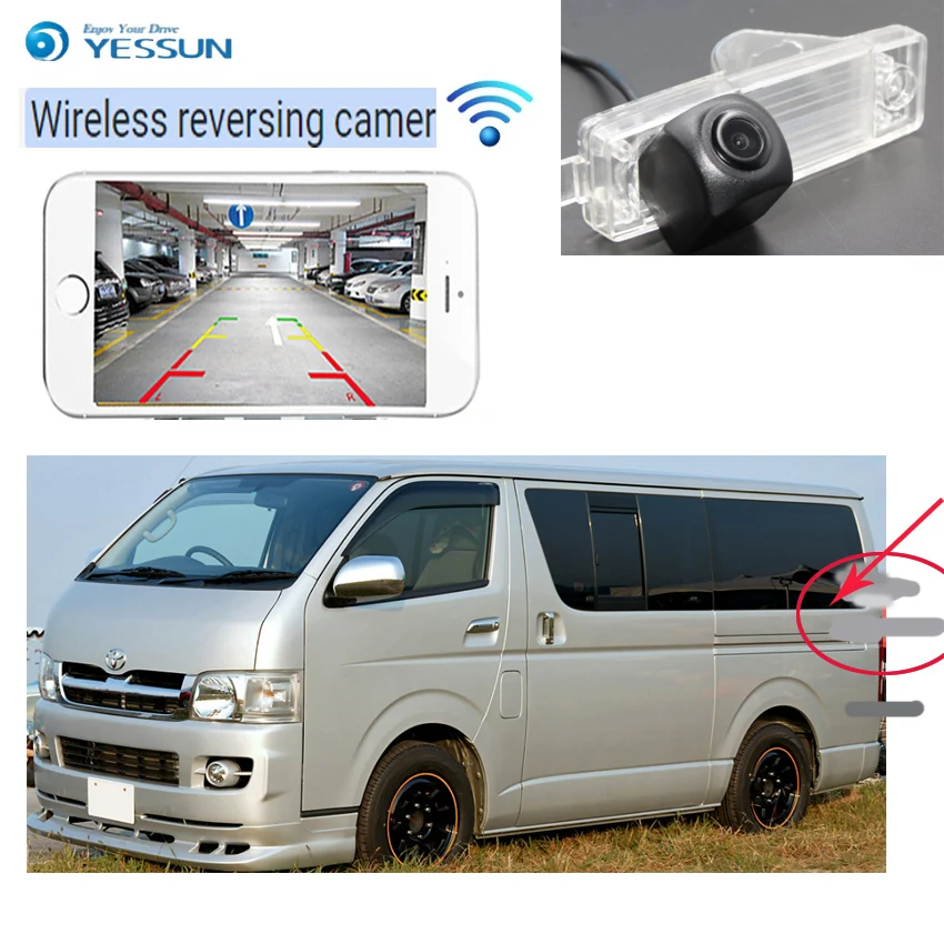 YESSUN для Toyota HiAce H200 Hiace Awing 2004 ~ 2014 Автомобильный hd Новый CCD ночное видение резервная