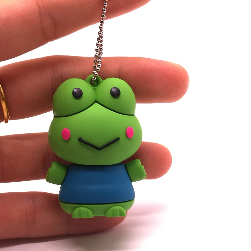 USB stick cartoon frog pen drive 4GB 8GB 16GB 32GB cute memory personalized gift pendrive real capacity usb flash | Компьютеры и офис