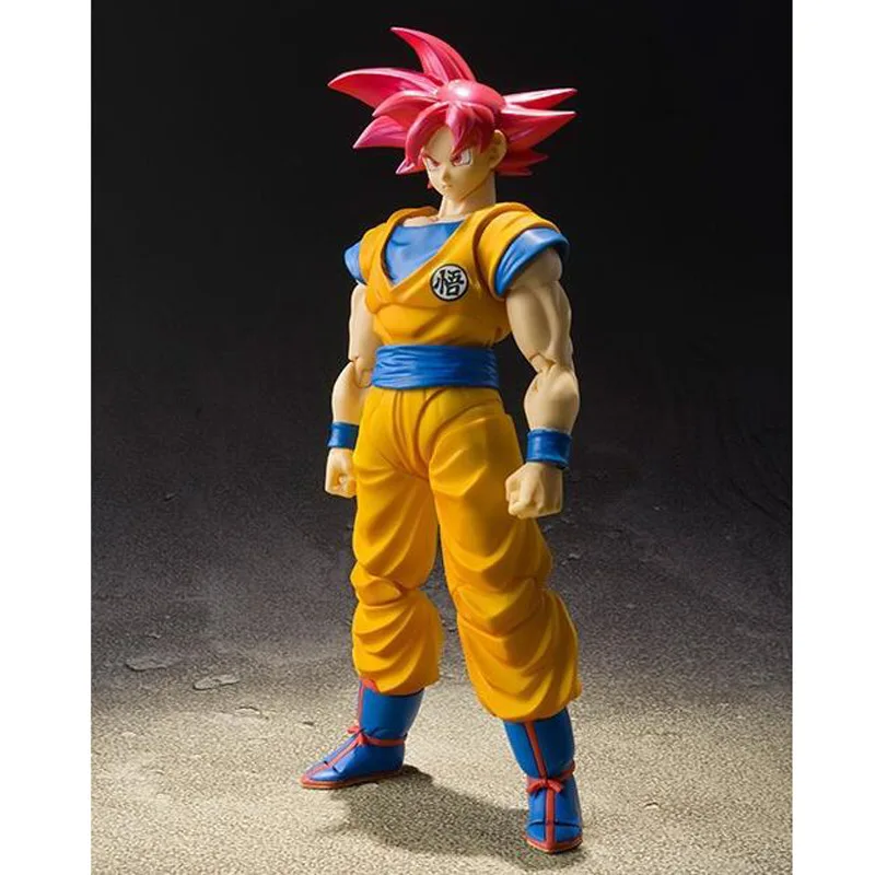 Dragon Ball Z Супер Саян Гоку суставов Статуэтка аниме из поливинилхлорида Новая
