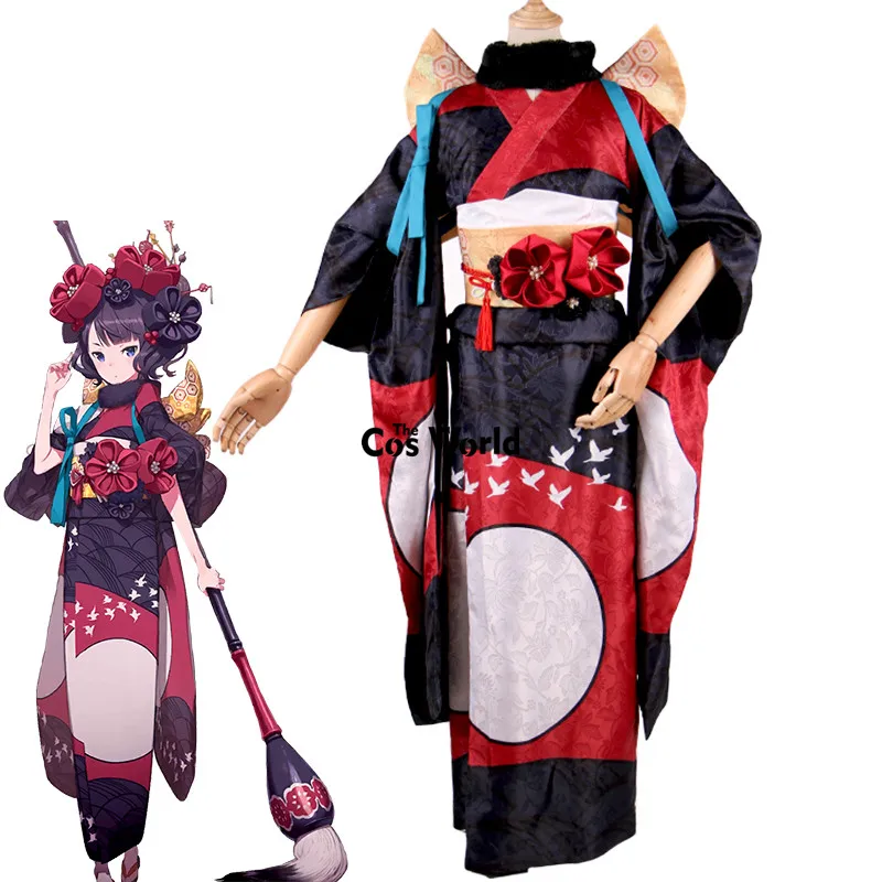 FGO Fate Grand Order Katsushika Hokusai I II кимоно юката платье униформа наряд аниме костюмы для