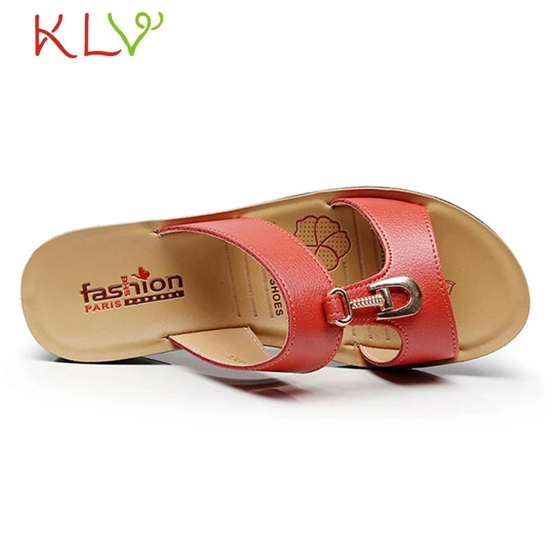 

Summer Slippers Women Wedges Roman Slides Non-Slip Beach Home Sandal Outdoor Ladies Casual Flats Shoes Zapatillas Mujer 19F26