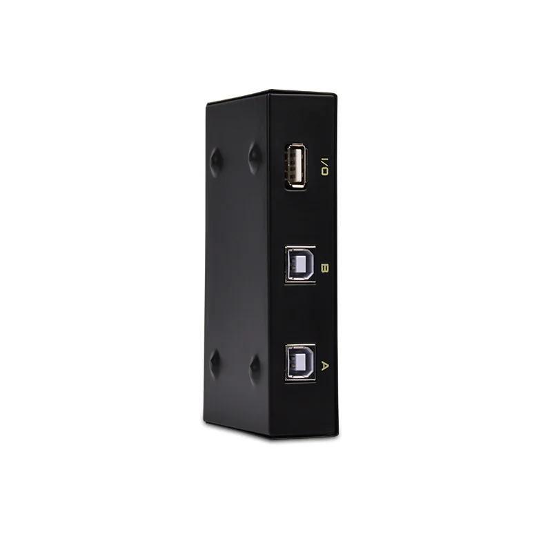 2 порта USB 0 коробка с ручным переключателем для компьютеров совместного