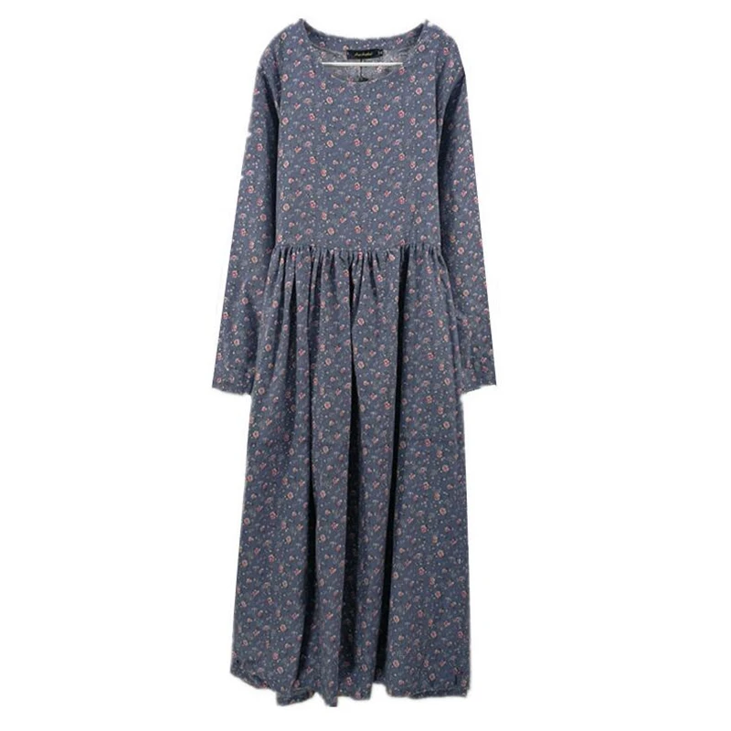 Женское пляжное платье-туника Boho длинное платье макси с цветочным принтом