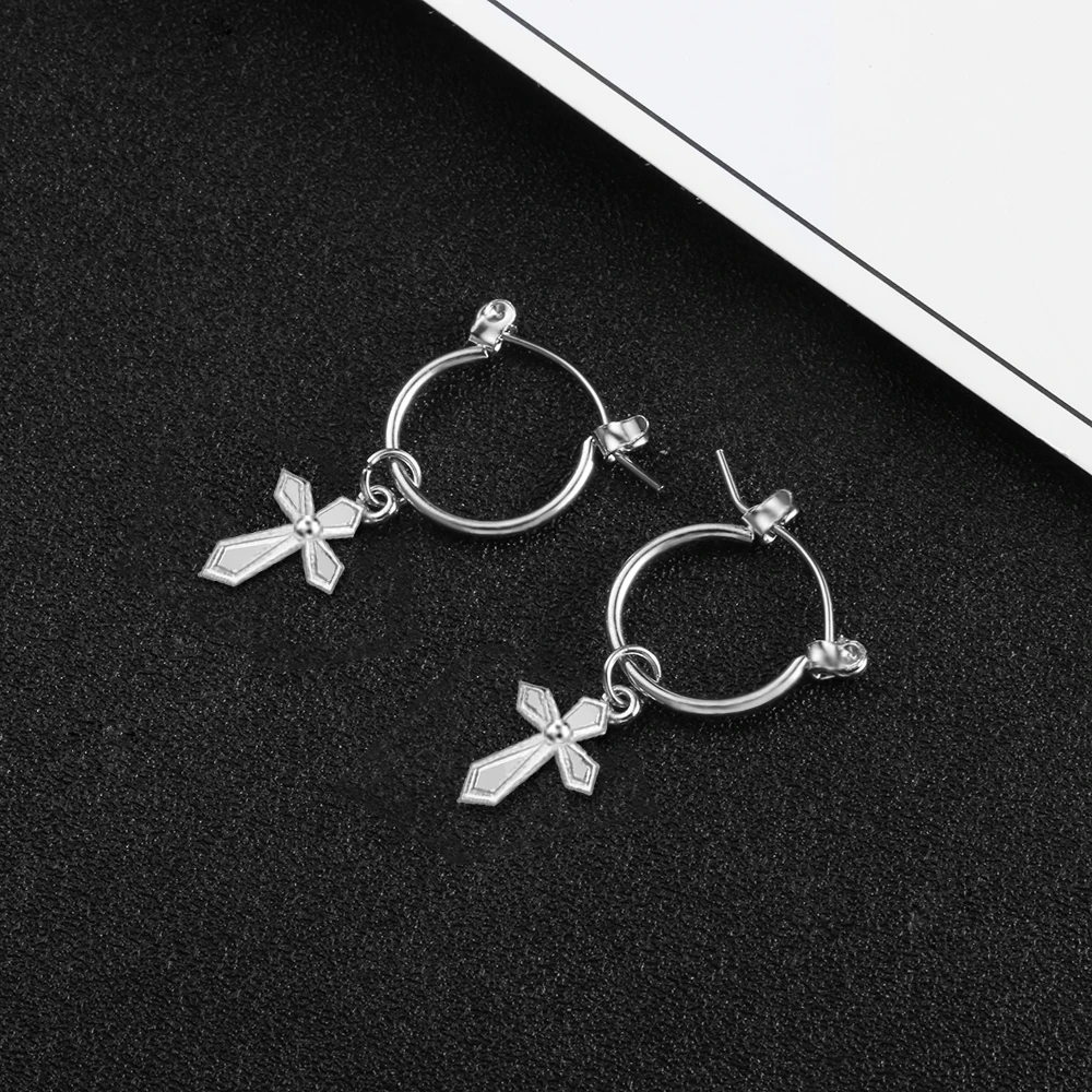 SOHOT Chic Cross женские модные серьги кольца Gld Silve цвета крошечные горячие оптовые