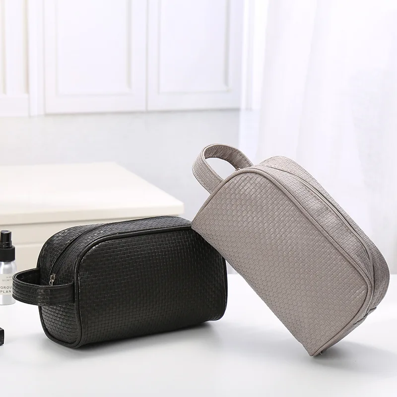 

Women Men Portable Cosmetic Bags Solid Make Up Tools Organizer Beauty Toiletry Cases Travel Accessories Supplies Products