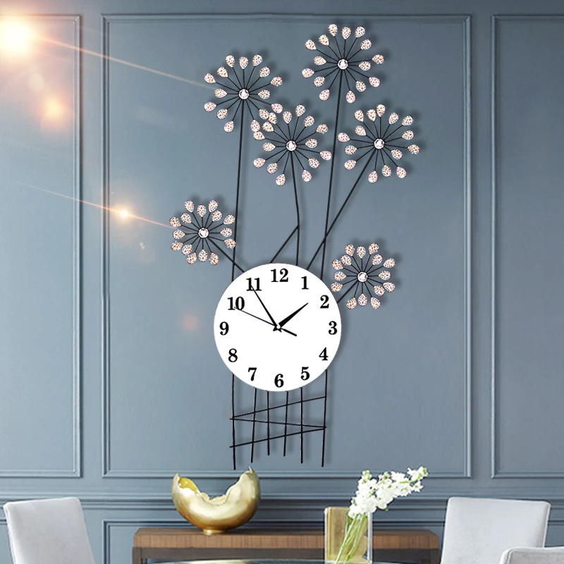 Large Wall Clock Luxury Modern Design Decorative Hanging Big Watche Living Room Bedroom Home 9929435 | Дом и сад
