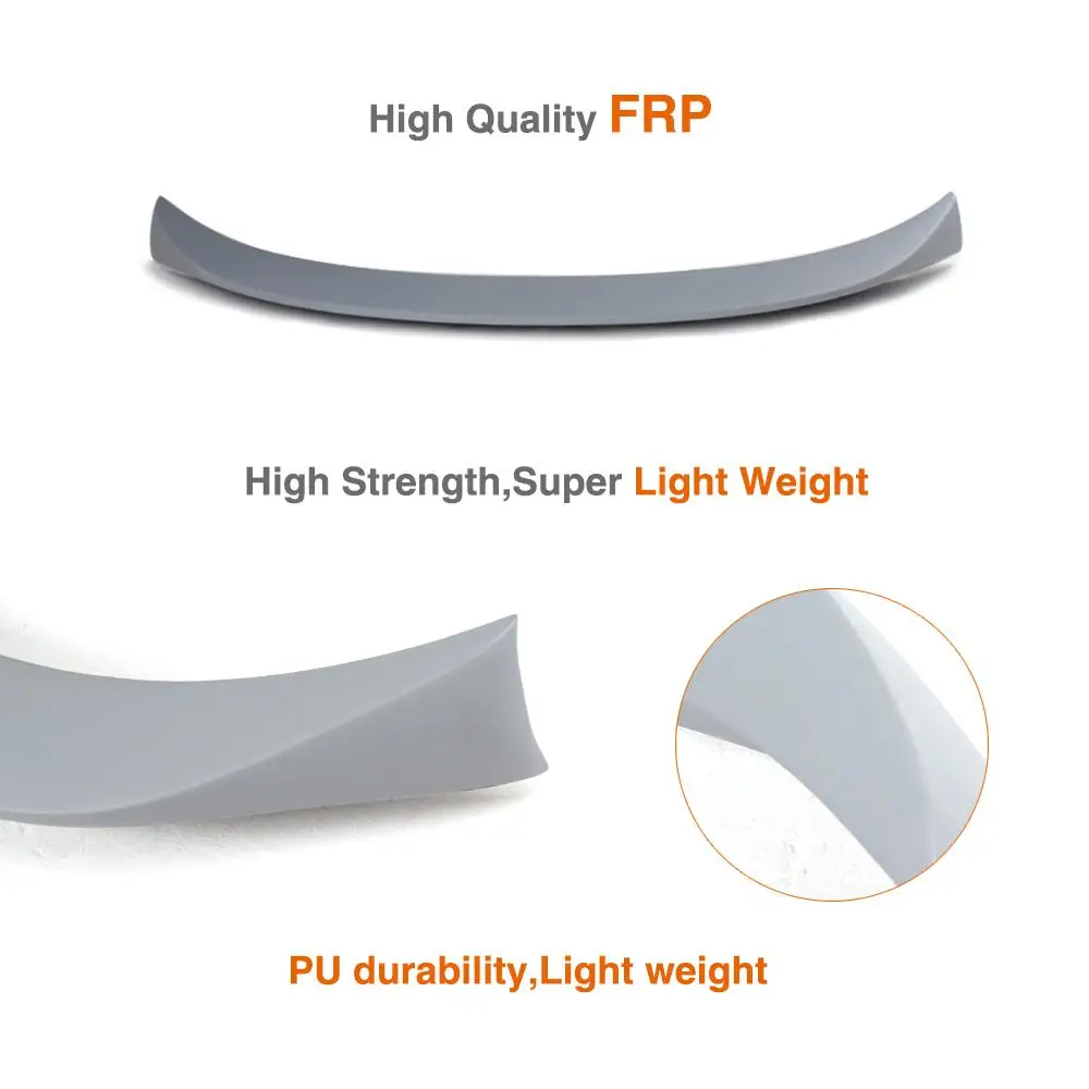 Rear Trunk Boot Lip Spoiler Racing Wing For BMW X6 E71 2008-2014 FRP Unpainted Grey Primer | Автомобили и мотоциклы