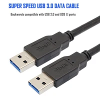 usb 3 0 a male to a male usb to usb cable cord for data transfer 3 feet black