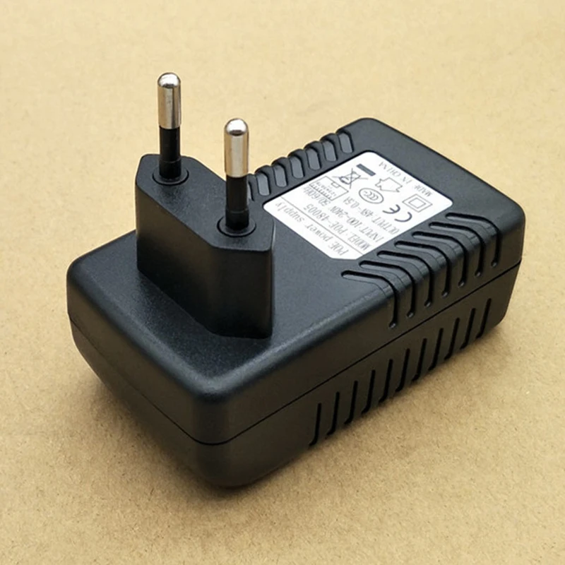48V 0.5A POE настенная вилка инжектор видеонаблюдения CCTV безопасности Ethernet адаптер IP