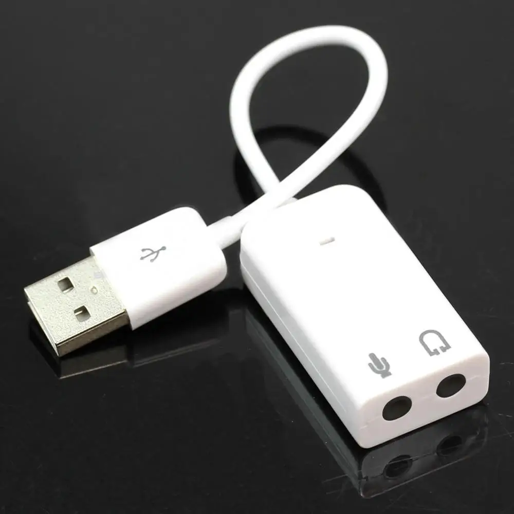 Новый Полезный Настольный ПК USB 2 0 3D виртуальный 7 1 канальный аудио адаптер для