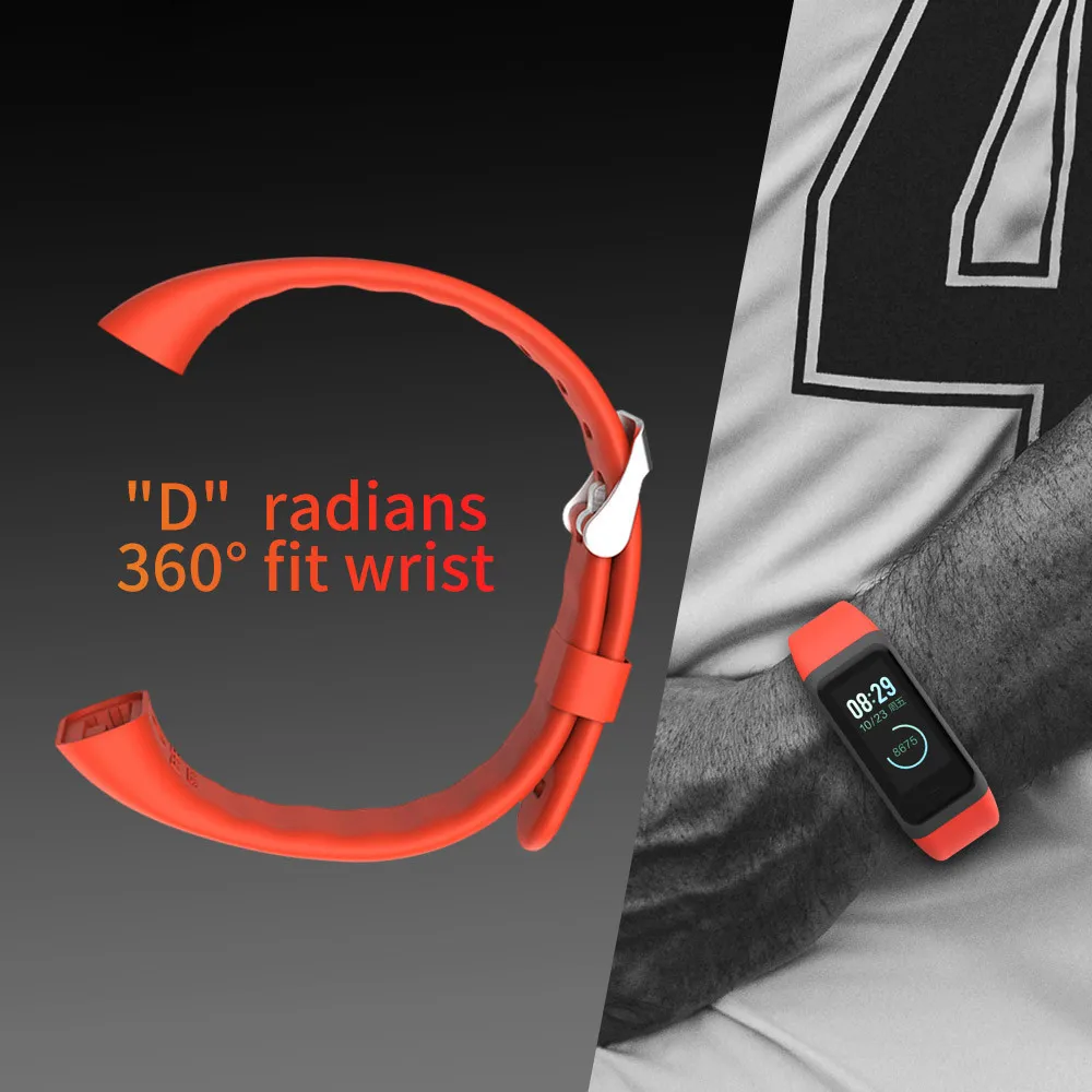 Силиконовый ремешок на запястье для Huami Amazfit Cor 2 сменный удобный цветной браслет