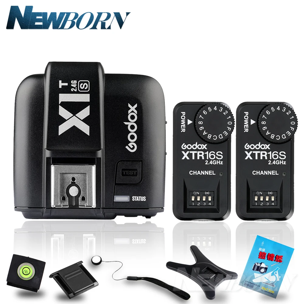 

Беспроводной триггер Godox X1T-S TTL 2,4G для Sony + 2x XTR-16S приемник вспышки для V850 V860-C V850II V860IIC V860N V860II-F V850II