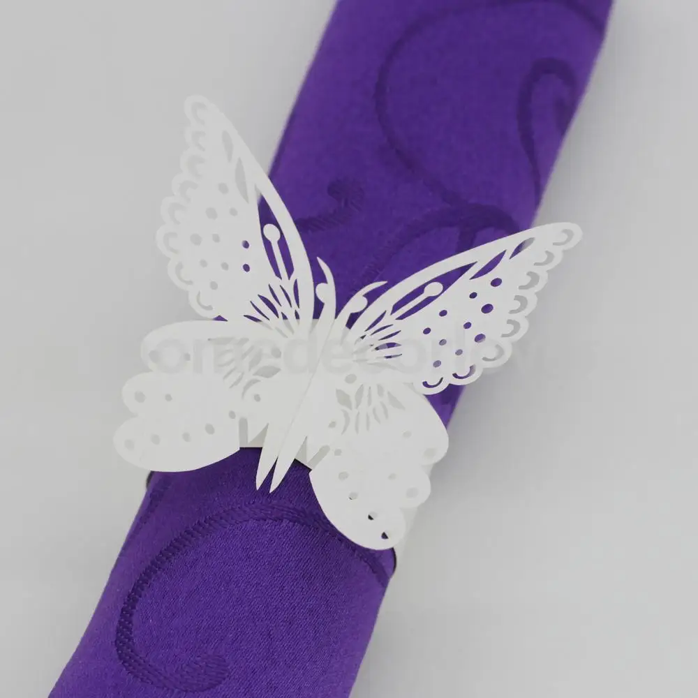 50 шт. кольцо для салфетки в виде бабочки|serviette holder|napkin ringsnapkin ring serviette holder |