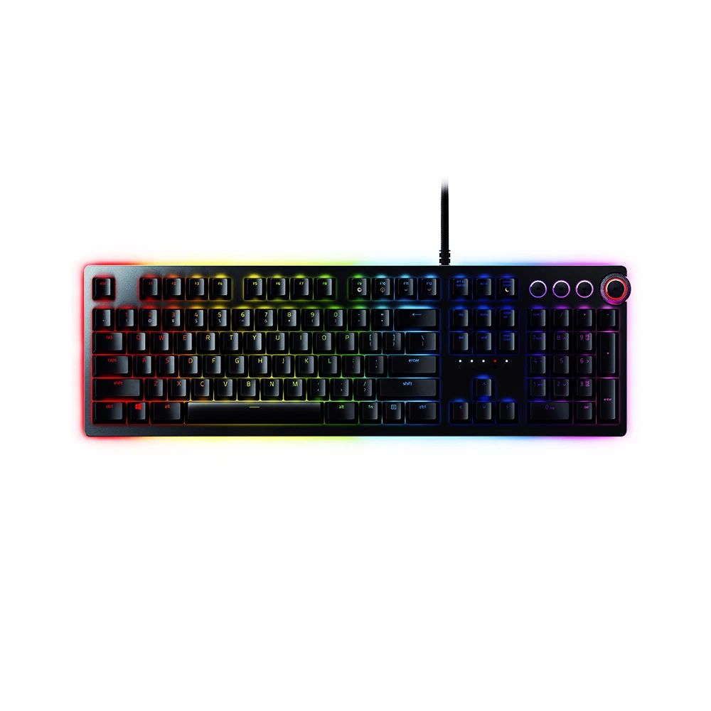 Razer Huntsman Elite Проводная игровая клавиатура Механическая игровая клавиатура RGB подсветка Тактильные переключатели эргономичный дизайн для ПК