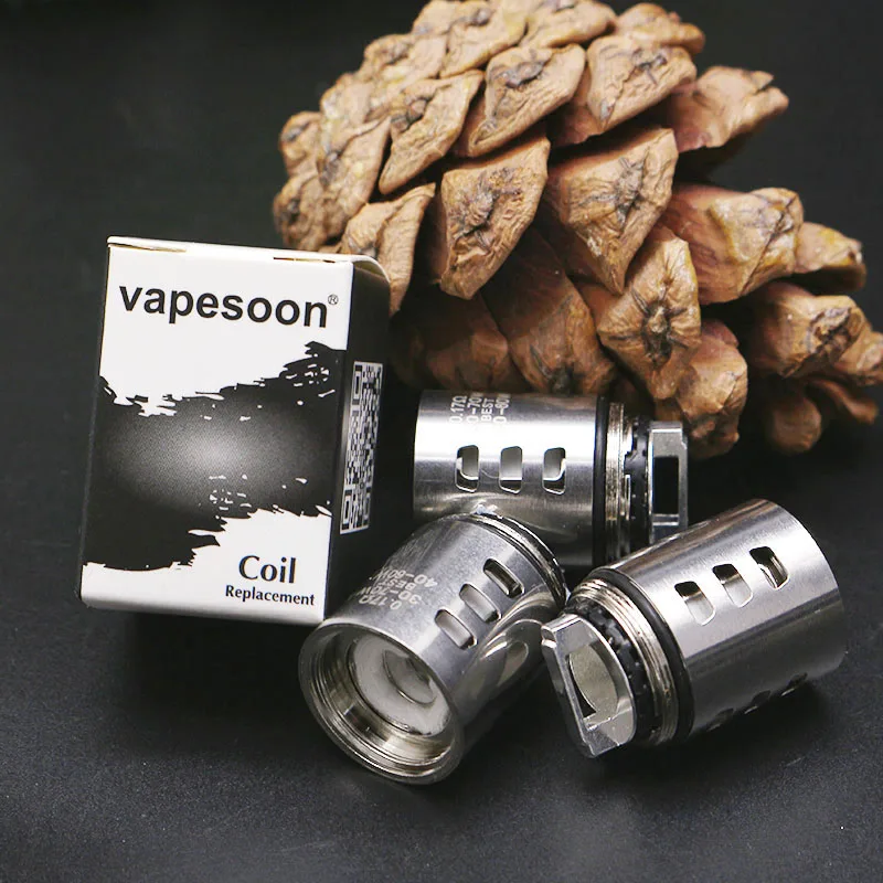 Оптовая продажа 5 шт./партия оригинальная катушка Vapesoon TFV12 Prince Q4 M4 T10 X6 сменная