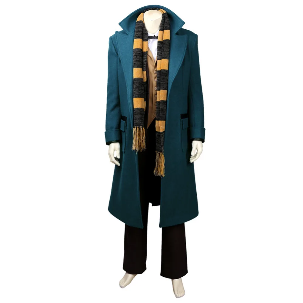 Полный комплект Фантастические звери: The Generation of гринделвальд косплей Newt Scamander