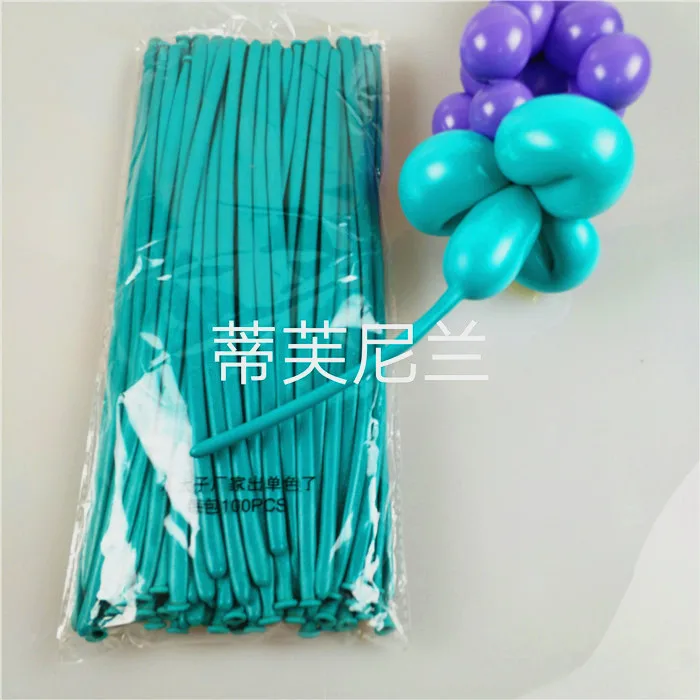 C17 Lake Blue Strip 5 шт Длинные Воздушные шары 260q латексные Длинные Воздушные шары волшебное моделирование Длинные Воздушные шары зеленые длинные воздушные шары День рождения черные белые полосы воздушные шары - Цвет: C17 Lake Blue Strip