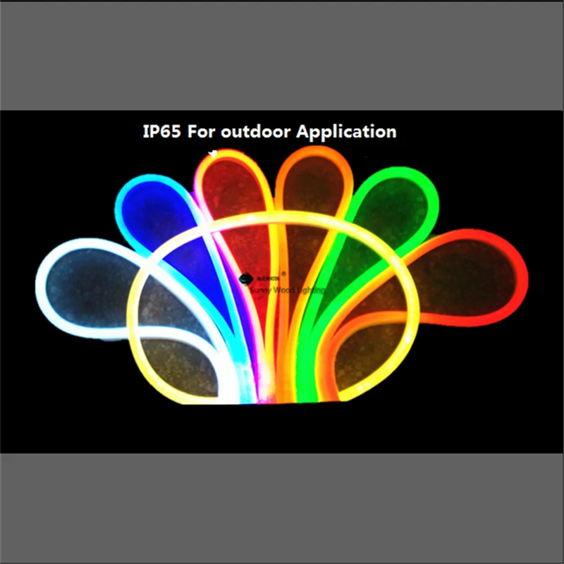 Светодиодная неоновая гибкая трубка 5 метров входная светодиодная вывеска 12 В