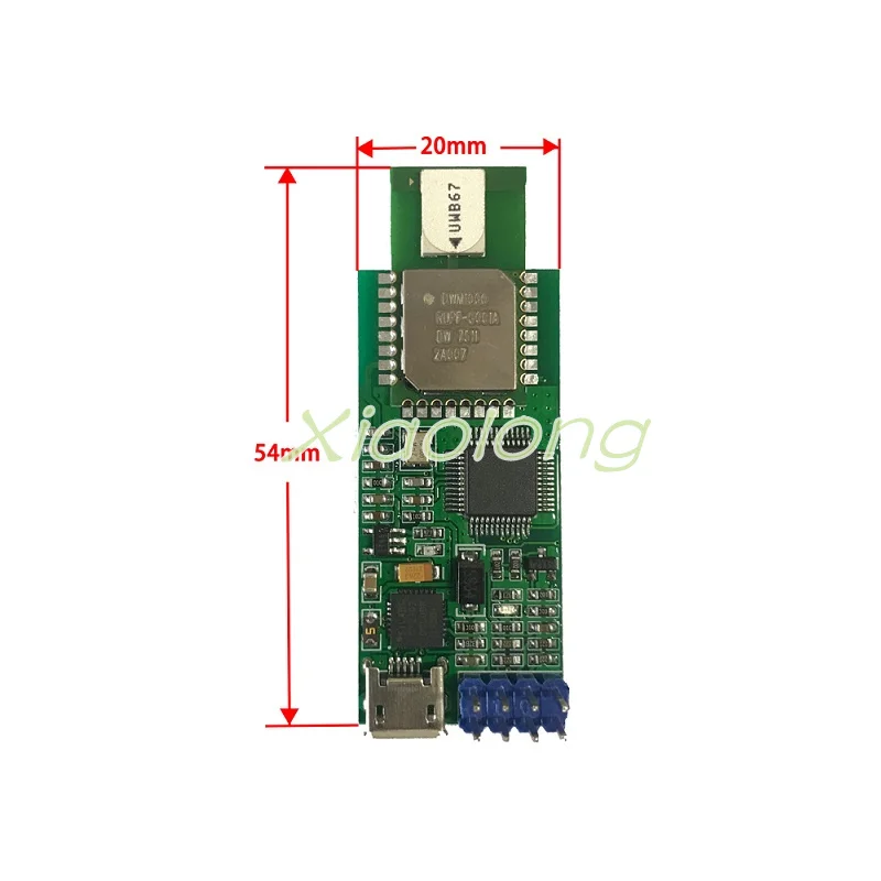 UWB модуль позиционирования DWM1000 диапазона ультра Широкополосный внутренний D DWM