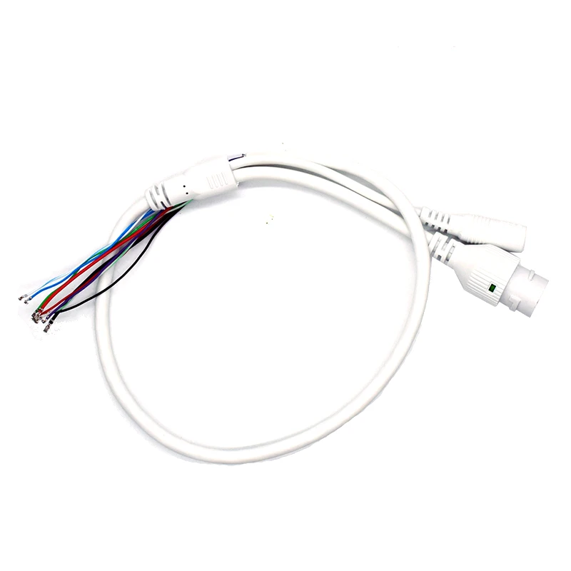 CCTV сетевой кабель RJ45 + DC водонепроницаемый разъем белый и черный опционально для