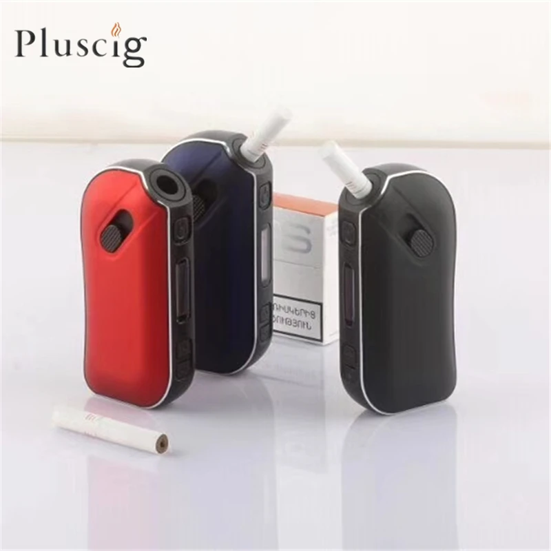 SMY Pluscig P2 heating stick Kit 1300mAh dry herb vaporizer LED Display heat no burn box for tobacco cigarette cartridges |