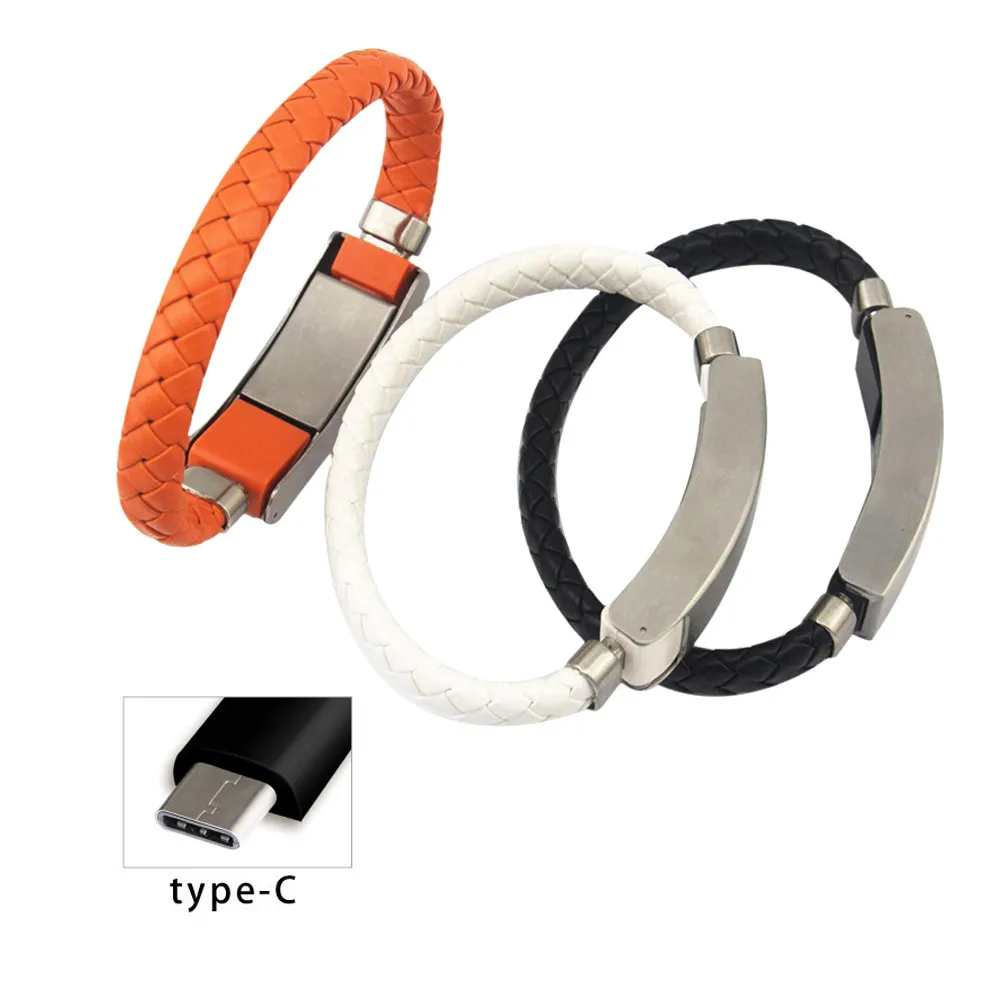 Браслет USB кабель зарядное устройство спортивный браслет Type C зарядного