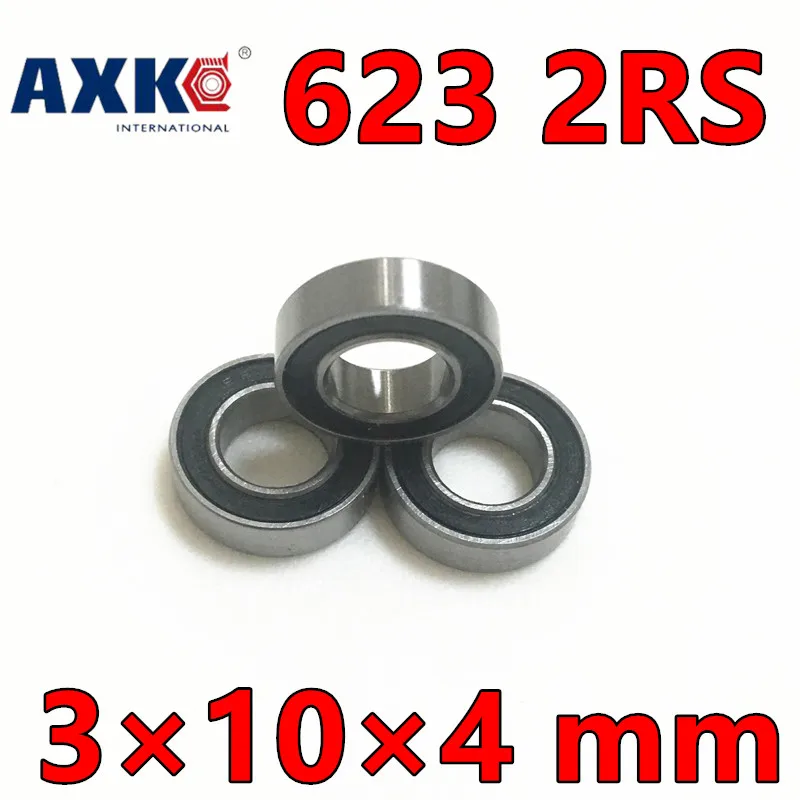 Миниатюрный радиальный шариковый подшипник Axk 623 2rs 623-2rs резиновый герметичный с