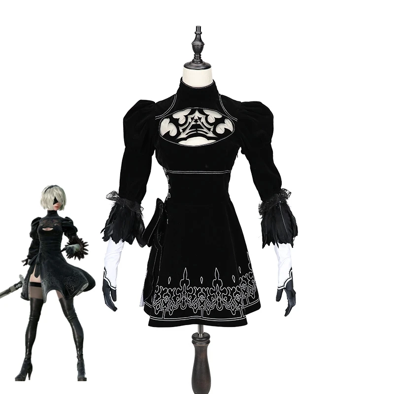 Женский карнавальный костюм Nier Automata новый игровой наряд на карнавал Хэллоуин для