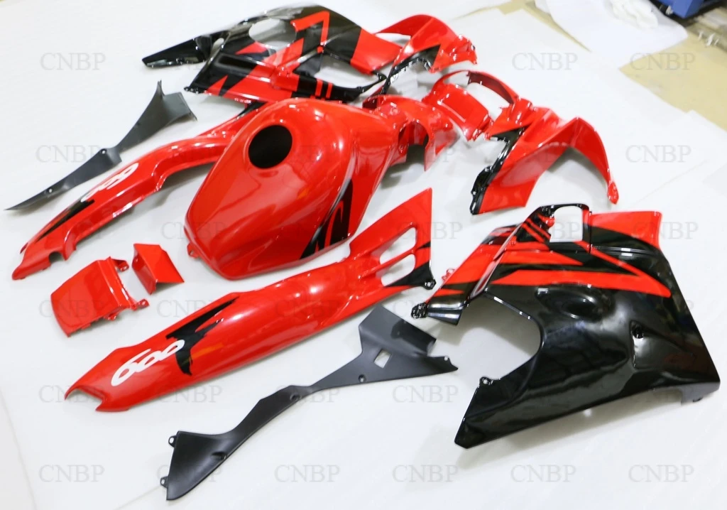 Корпус комплектов CBR600 F2 1994 Abs обтекатель CBR 600 1993 1991 красный черный Обтекатели