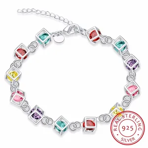 Женский браслет унисекс, из серебра 925 пробы