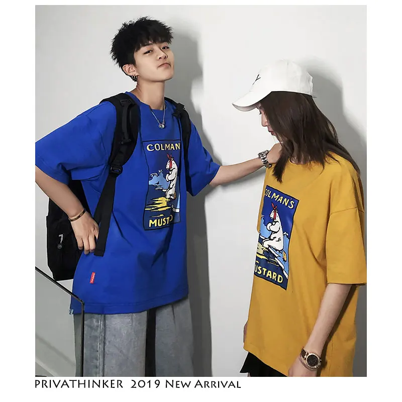 Privathinker Men Woman Summer Streetwear Casual TShirts 2019 Mens Cute Polar Bear Print T-Shirt Male Korean T Shirt Fashions | Мужская