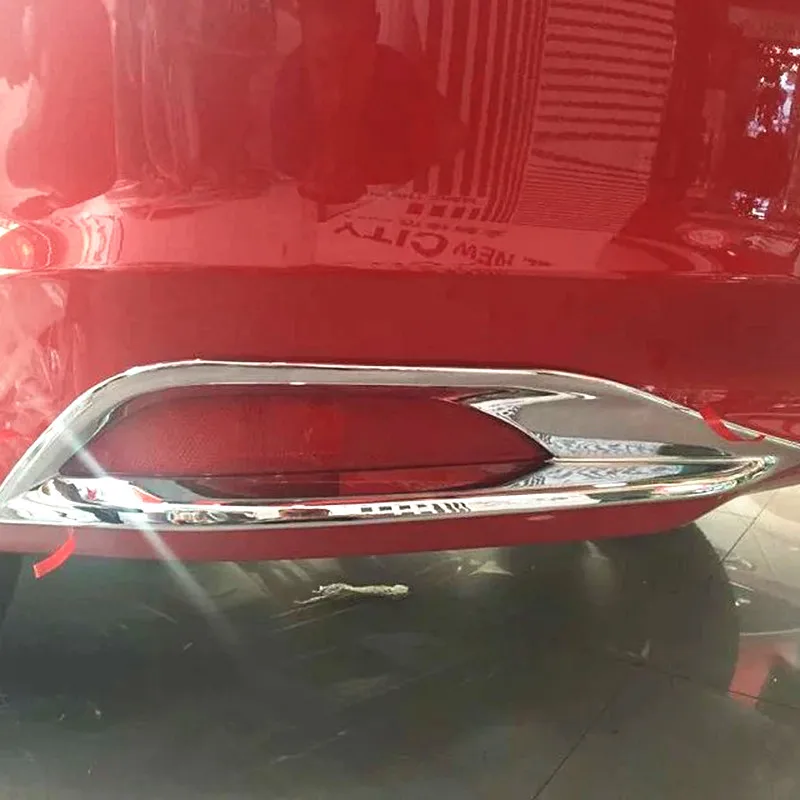 Хромированная лампа заднего противотуманного фонаря ABS для Honda City 2014 2017 накладка