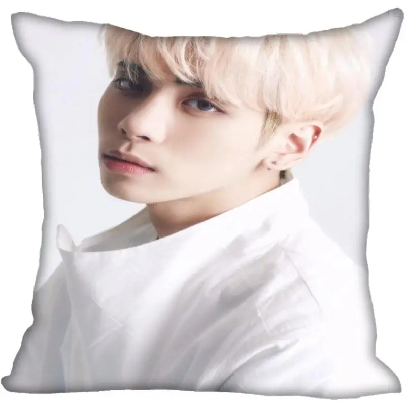 Изготовленный На Заказ шайни Ким Jonghyun печатной площади шелковые наволочки для