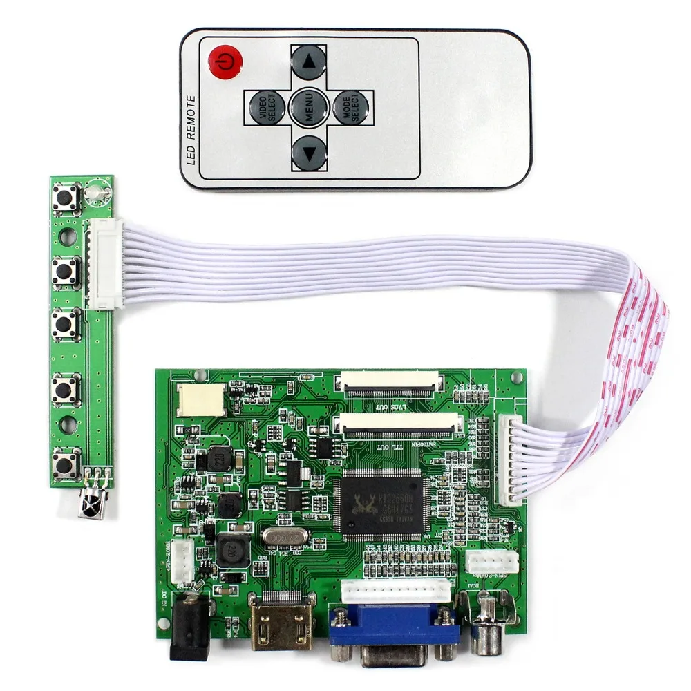 HD MI + VGA 2AV ЖК-дисплей плата контроллера для 8 дюймов 1024x768 HJ080IA-01B EJ080NA-04C HJ080IA-01E 40P