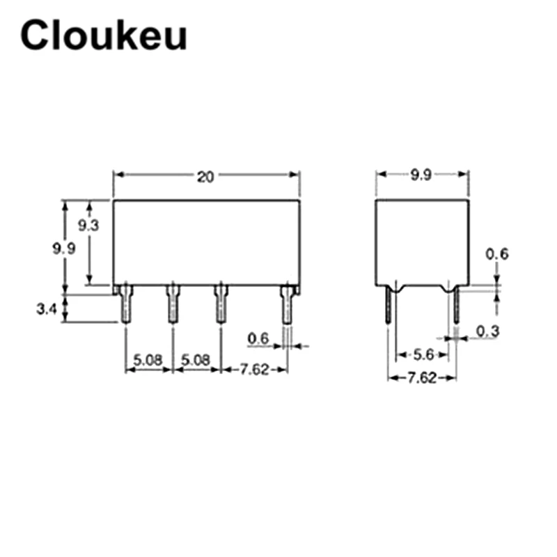 2Pcs Relay DIP8 DS2E-S- DC5V DC12V DC24V 5V 12V 24V 2A | Обустройство дома